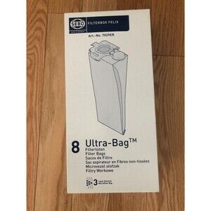 Sebo 7029ER Box of 8 Ultra bags Filterbox Felix. Brand New Bags